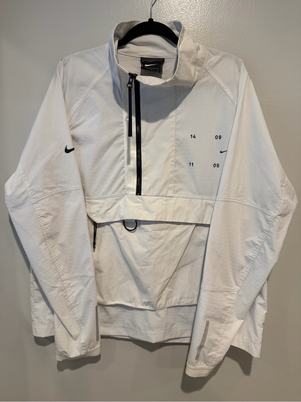 Nike Sportswear Tech Pack Nylon Jacket L White Tech Pack CK0711-094 Windbreaker - Picture 2 of 11